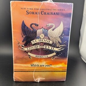 The School for Good and Evil Books 1-4 Set by Somar Chainani-SEALED BOX